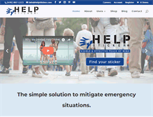 Tablet Screenshot of helpsticker.com